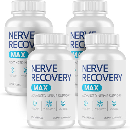 Neurological System Support Capsules 240 Count, Nerve Health Supplement with Blood Flow Support, Non-GMO, Made in USA