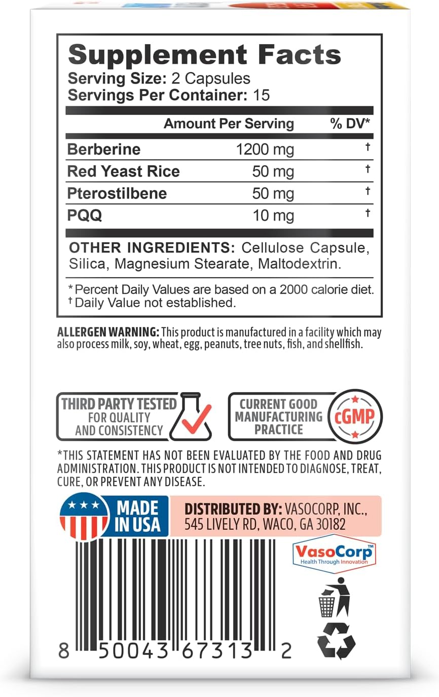 NeuropAWAY Cardiovascular Support Supplement - 30 Count Bottle