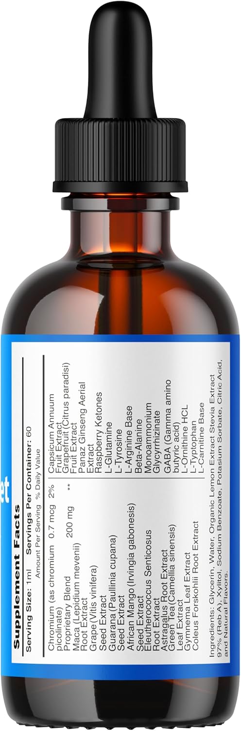 NeuroQuiet Drops (2 Pack) - Advanced Formula for Neuro Support - All Natural Liquid Supplement - 60 Day Supply