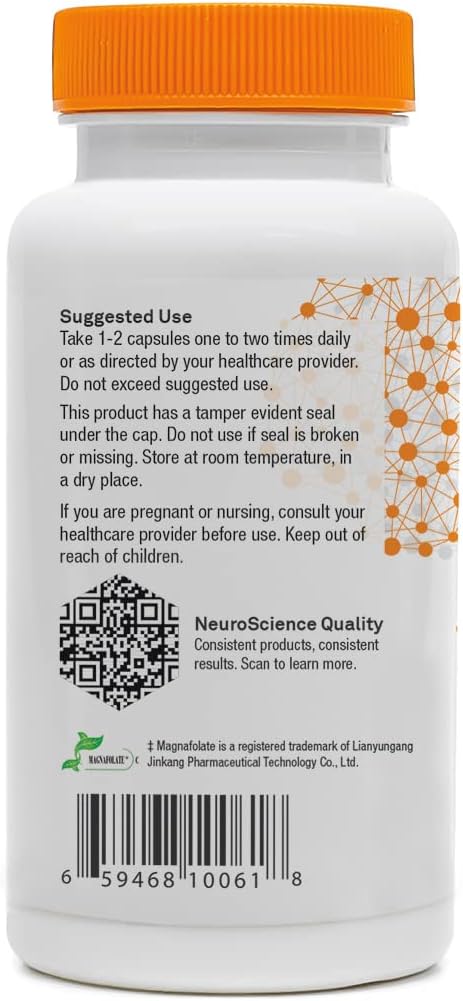 NeuroScience Balance D Mood Support Supplement - Energy, Focus, Brain Health - Vitamin B6, Folate - Aid Dopamine Synthesis for Craving Control & Cognition - 60 Capsules