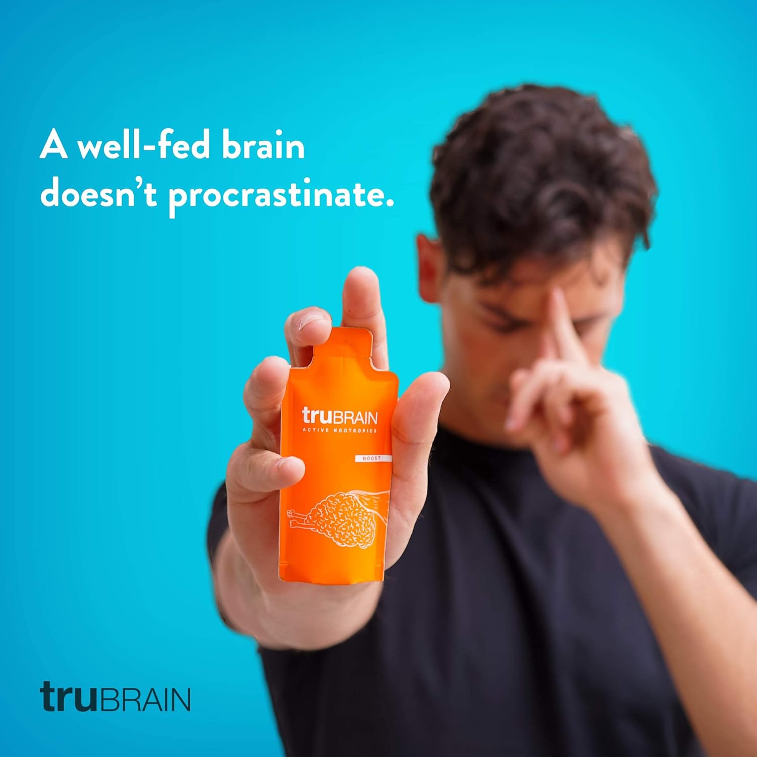 Neuroscientist-Designed TruBrain Nootropic Drinks for Memory & Mental Performance Boost