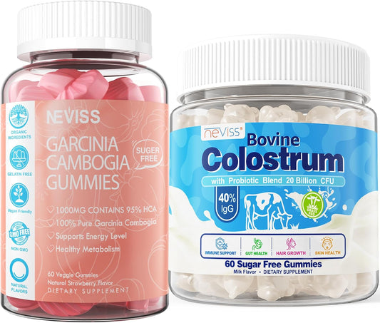 NEVISS Colostrum and Garcinia Cambogia Gummies Bundle - 3 Pack