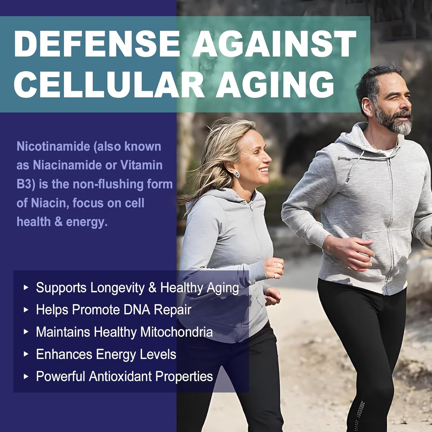 NEVISS Nicotinamide 500mg Gummies with Collagen Peptides for Healthy Aging, NAD+ Boost, and Brain Health, 120 Count