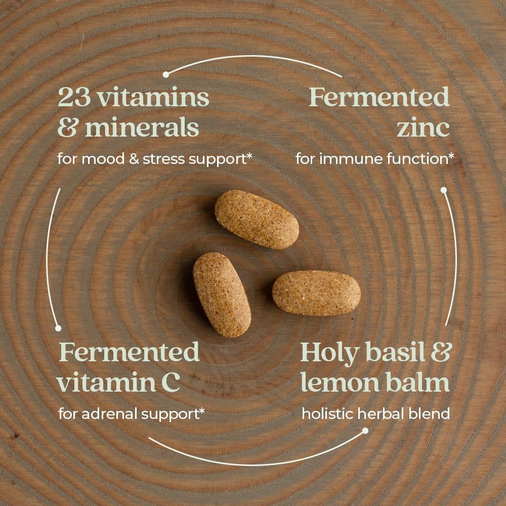 New Chapter Perfect Calm - Stress & Mood Support Multivitamin with B Vitamins - 144 Count