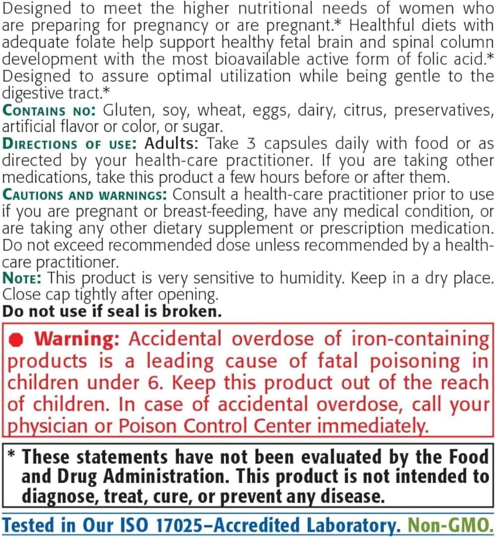 New Roots Prenatal Vitamins & Minerals for Women | Complete Multivitamin with Folate, Iron, Calcium | 23 Essential Supplements | Pregnancy & Postnatal Support (90 Caps)