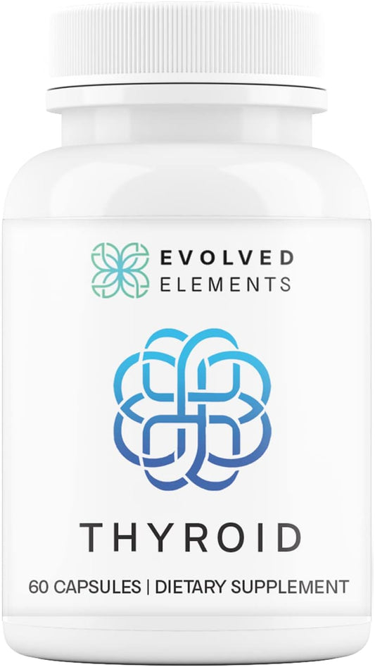 New Zealand Sourced Desiccated Bovine Thyroid Capsules for Women - Energy & Metabolism Support - Non-GMO - 60 Capsules