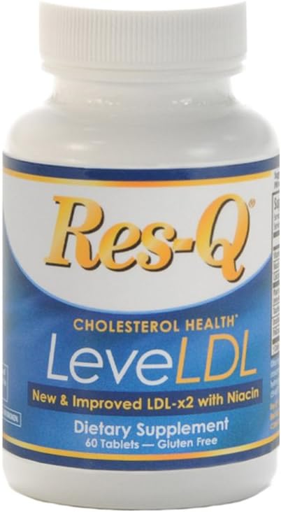 Niacin Enhanced Res-Q LeveLDL Supplement for Cholesterol Management