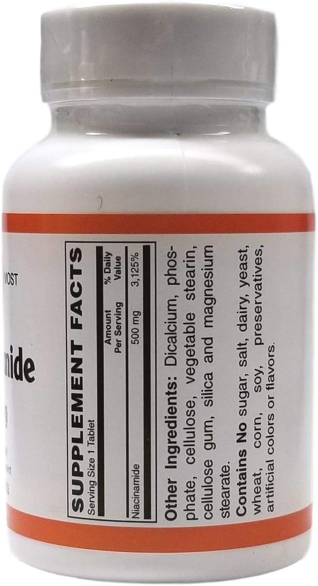 Niacinamide Tablets - Holistic Health International, LLC - 100 Count