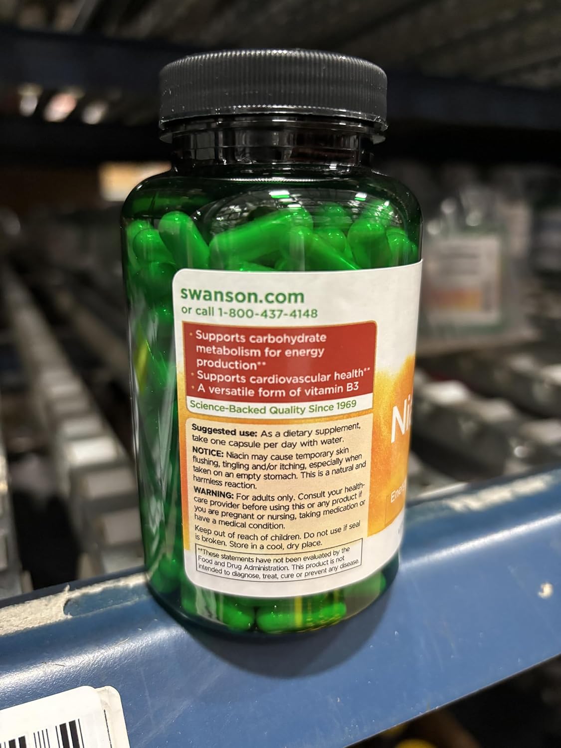 Niacinamide Vitamin B3 Supplement for Heart Health & Joint Function - 500 Capsules, 250mg - Energy Support - 2 Pack