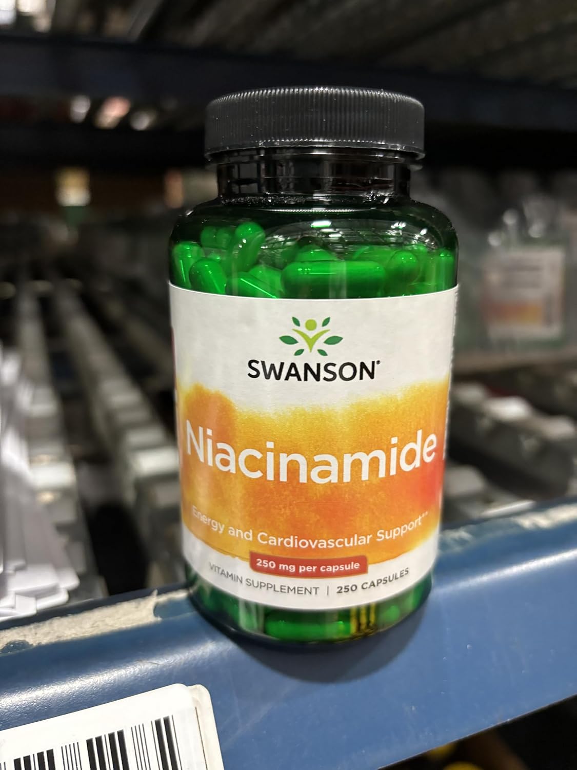 Niacinamide Vitamin B3 Supplement for Heart Health & Joint Function - 500 Capsules, 250mg - Energy Support - 2 Pack