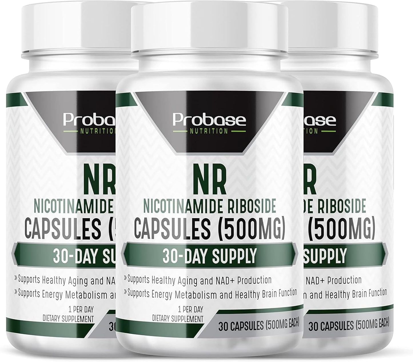 Nicotinamide Riboside Capsules - Anti-Aging Supplement for Vitality (3 Pack)