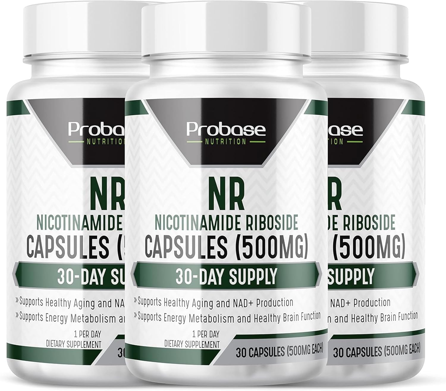 Nicotinamide Riboside Capsules - Anti-Aging Supplement for Vitality (3 Pack)