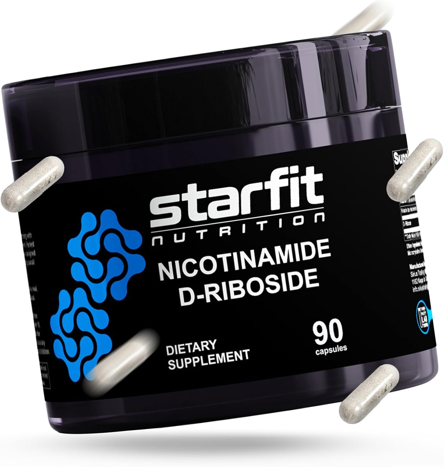 Nicotinamide Riboside Supplement for Boosting NAD+ Levels, Energy, Focus, and Metabolism Support