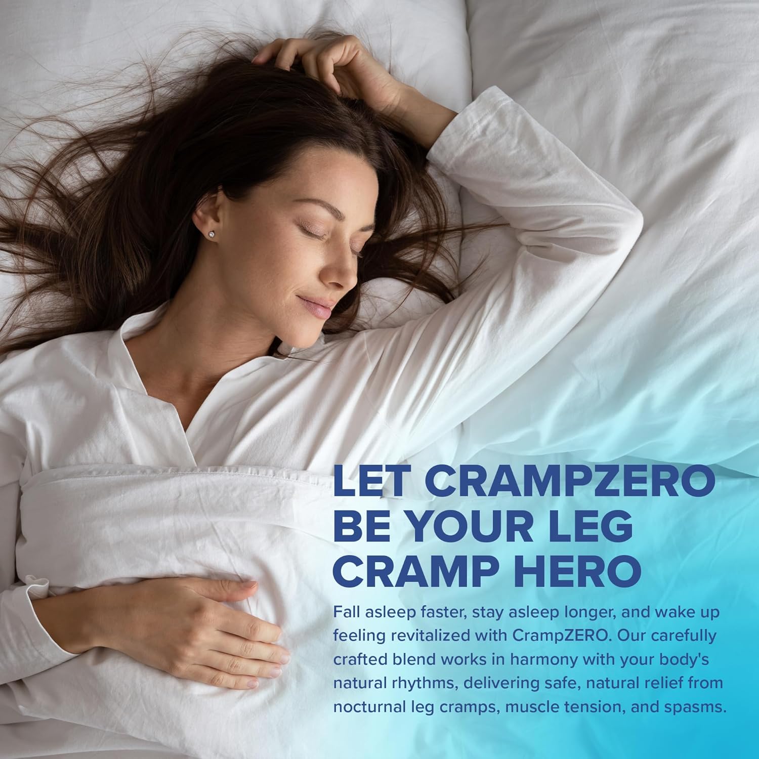 Night Leg Cramps Relief: Potassium Magnesium Supplement with Calcium and Vitamin D3 - 60 Capsules for Muscle Relaxation and Function