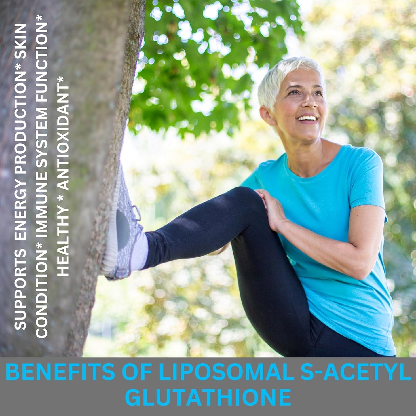 Nikoni Liposomal S-Acetyl L-Glutathione Resveratrol Softgels with Hyaluronic Acid and Collagen - 120 Capsules