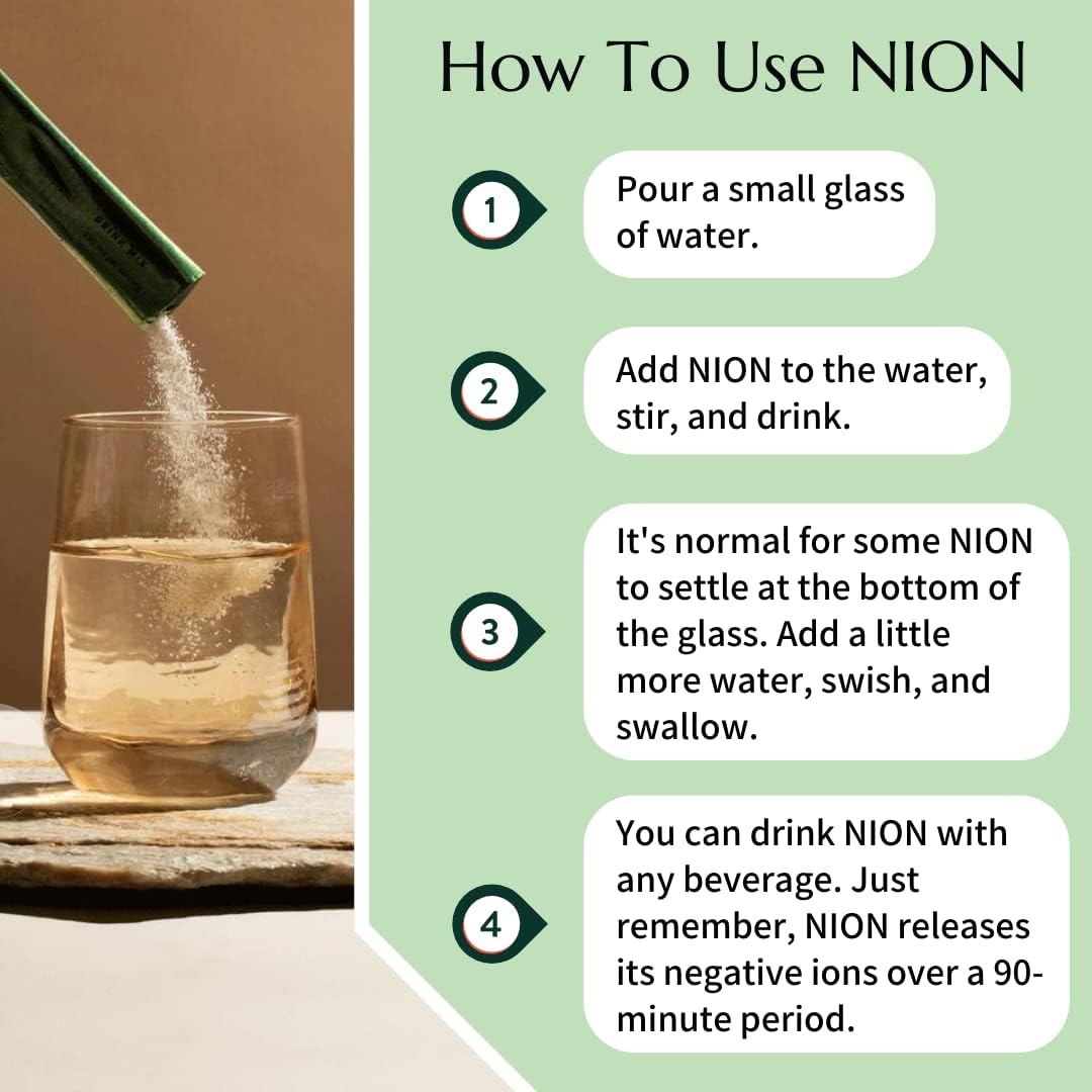 NION Health Electrolyte Powder Packets - Sugar-Free Hydration Support for Intermittent Fasting & Energy Boost