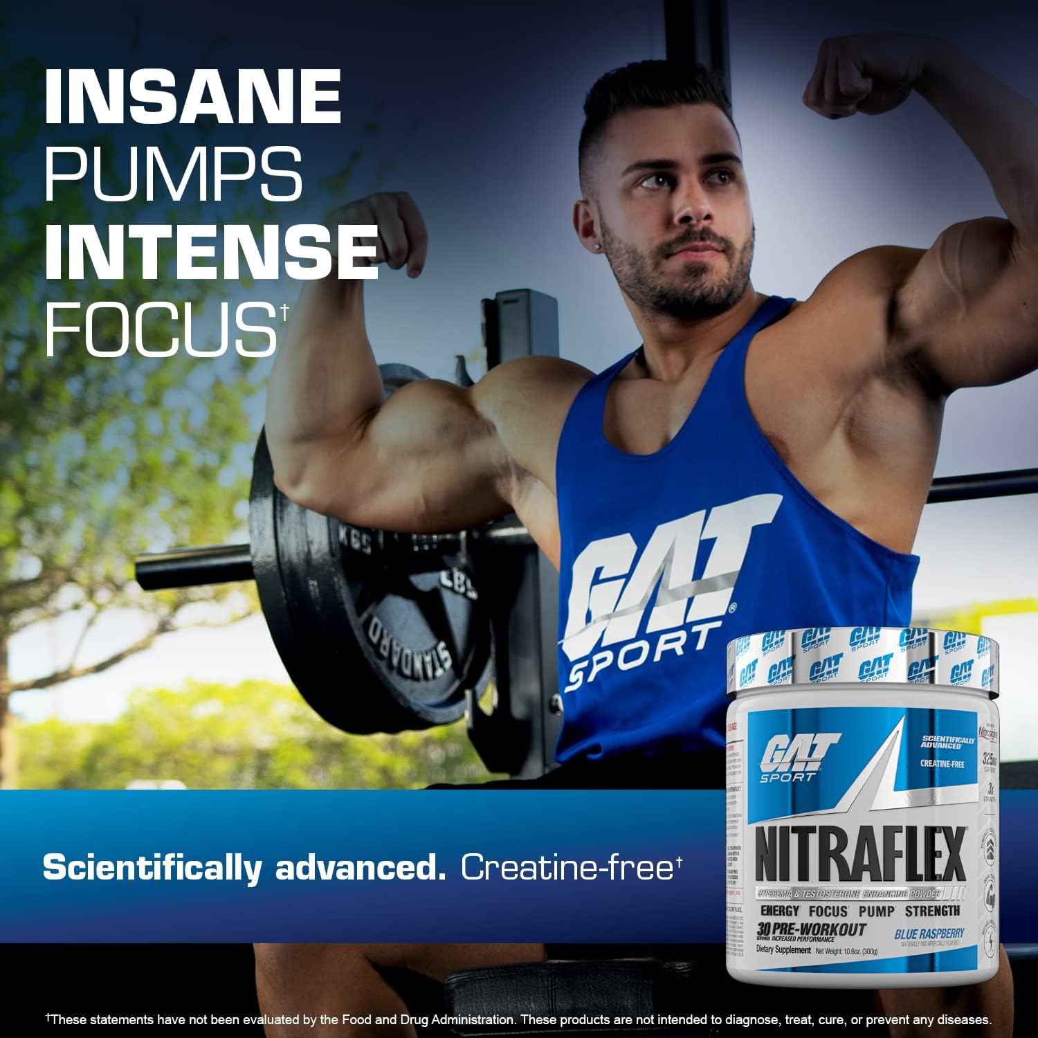 Nitraflex Advanced Pre-Workout Powder - Fruit Punch Flavor, Enhances Blood Flow, Increases Strength and Energy, Enhances Workout Performance, Creatine-Free - 30 Servings