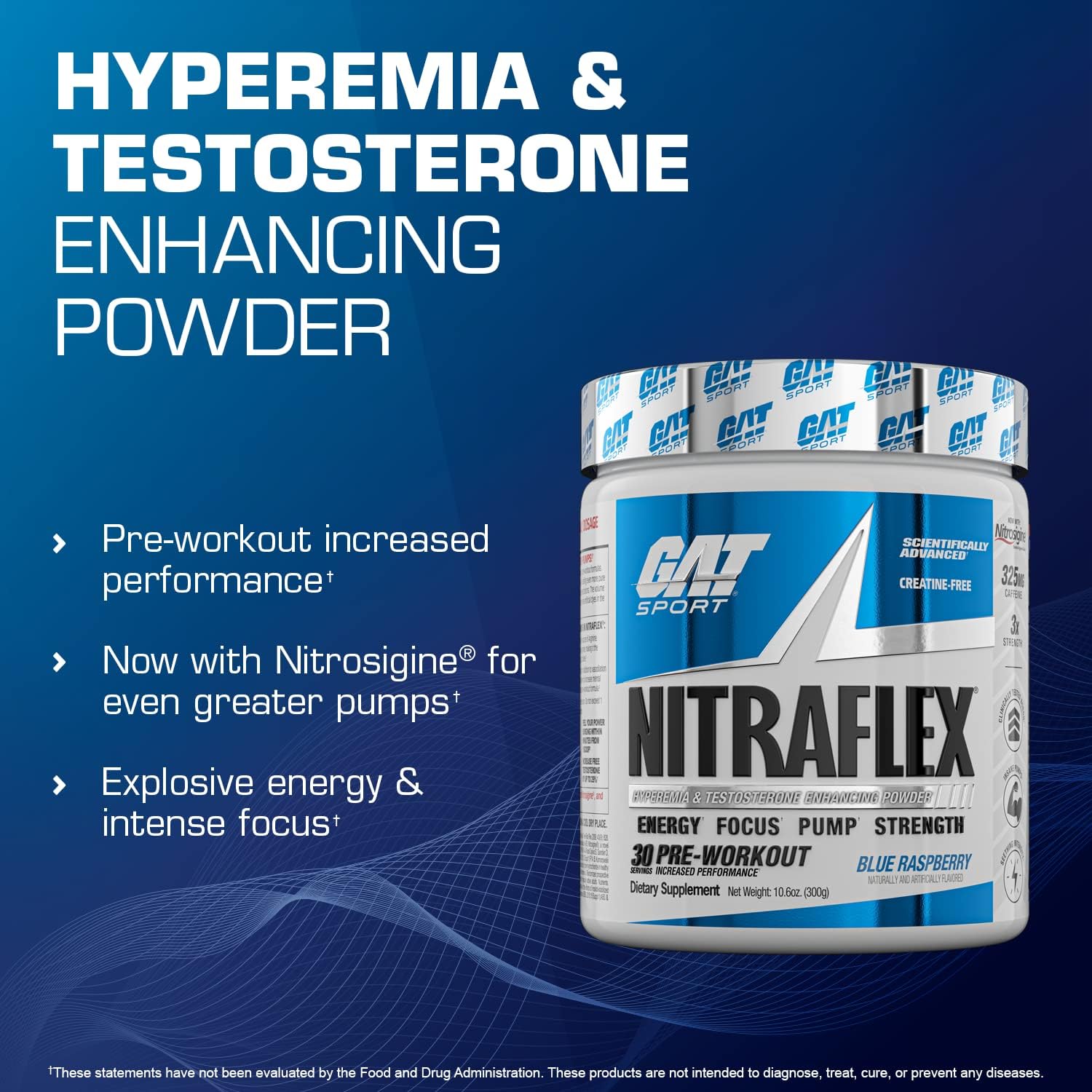 Nitraflex Advanced Pre-Workout Powder - Fruit Punch Flavor, Enhances Blood Flow, Increases Strength and Energy, Enhances Workout Performance, Creatine-Free - 30 Servings