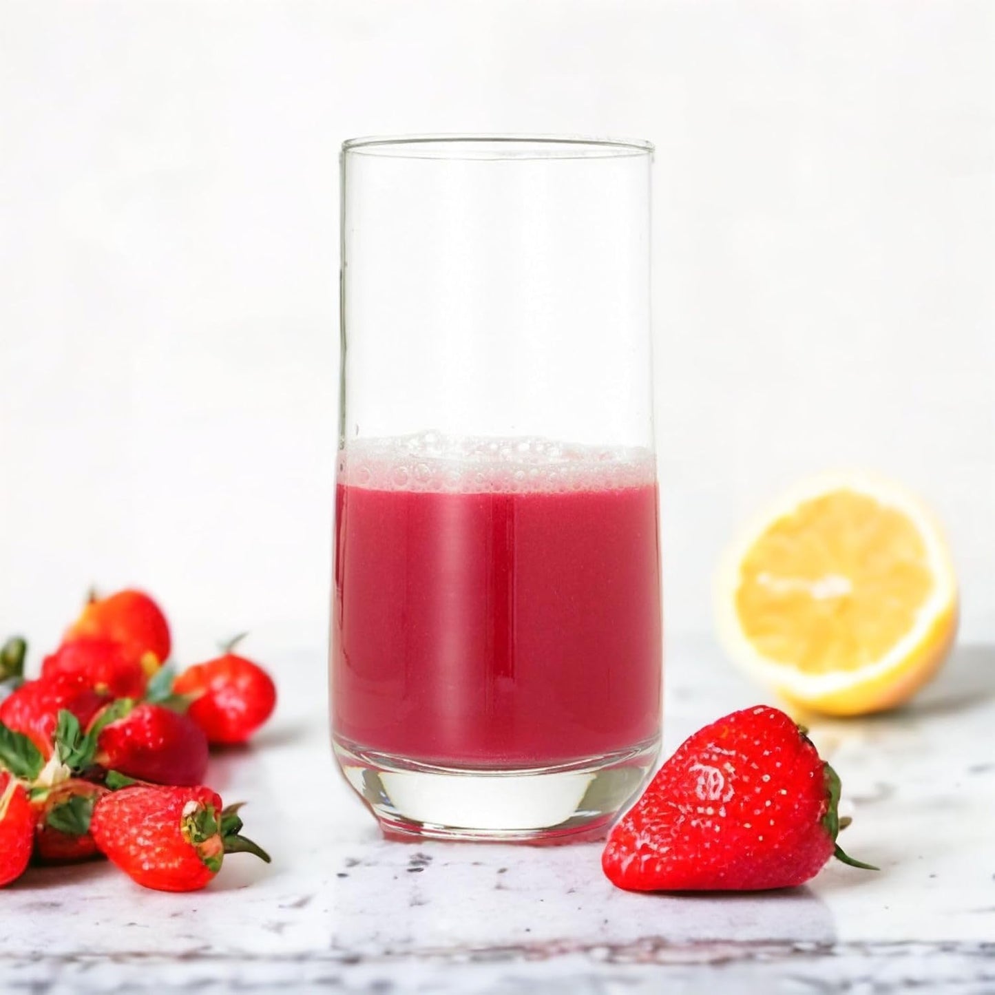 Nitric Oxide Beet Root Drink Mix with Ginger and Turmeric for Daily Nutrition and Circulation Support - Strawberry Lemonade Flavor - 30 Servings