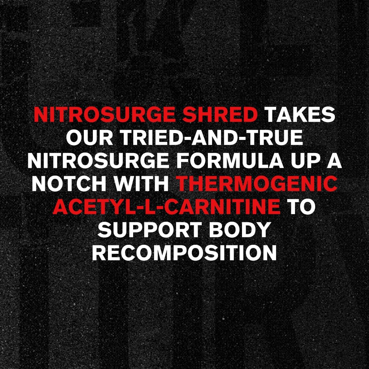 NITROSURGE Shred Pre Workout Supplement - Energy Booster with Instant Strength Gains, Sharp Focus, and Powerful Pumps - Nitric Oxide Booster & PreWorkout Powder in Watermelon Flavor - 30 Servings