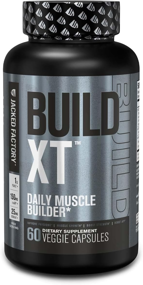 N.O. XT Nitric Oxide Supplement for Muscle Growth and Post Workout Recovery. Boost Muscle Building with Build XT.