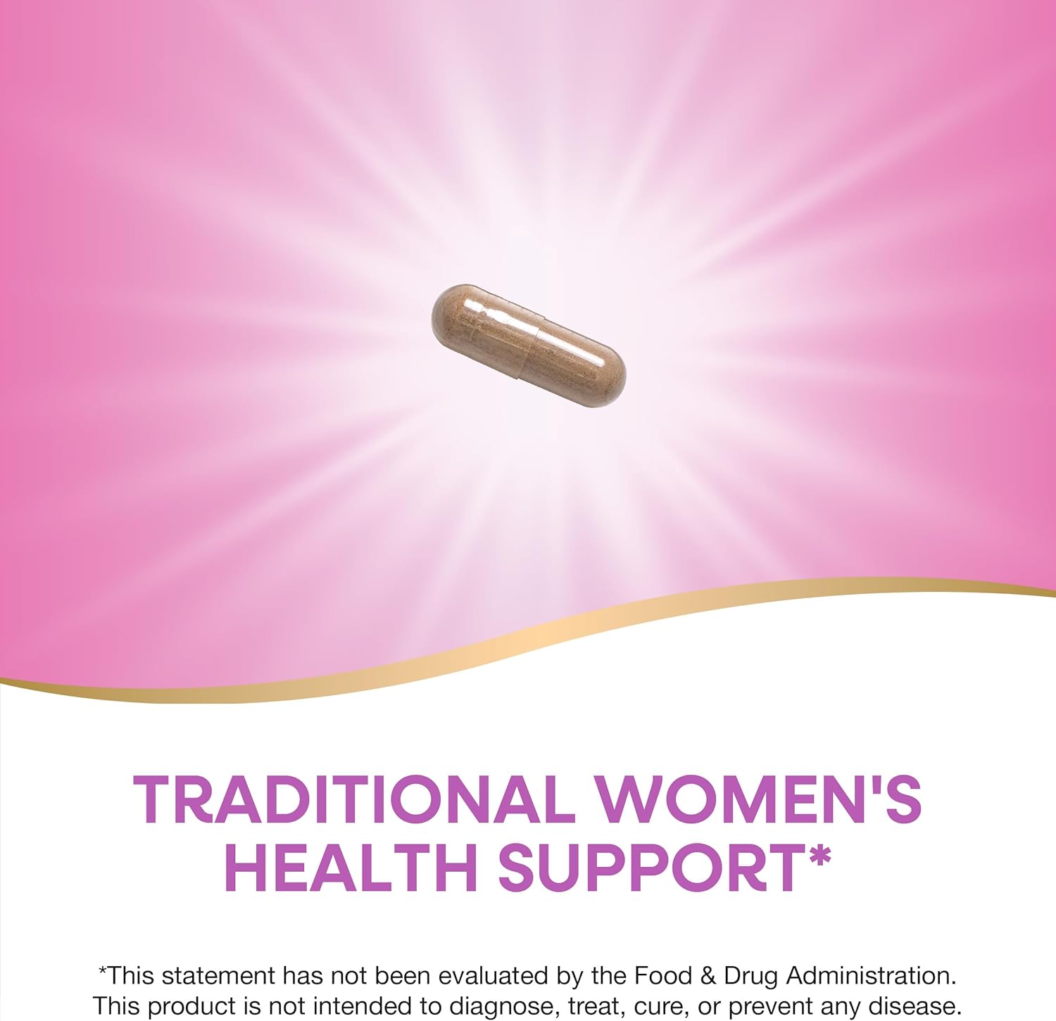 Non-GMO Black Cohosh Root Capsules for Women's Health Support - 540mg per Serving, Vegan, 100 Capsules - Nature's Way