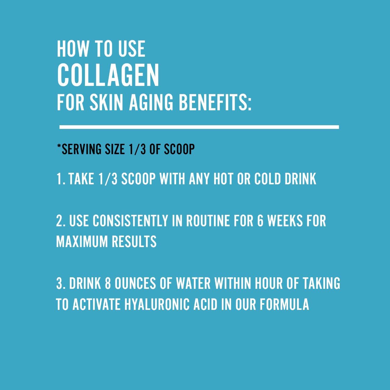 Non-GMO Collagen Peptides Powder with Biotin, Hyaluronic Acid - Grass Fed Protein Powder - Keto Friendly - 40 Servings
