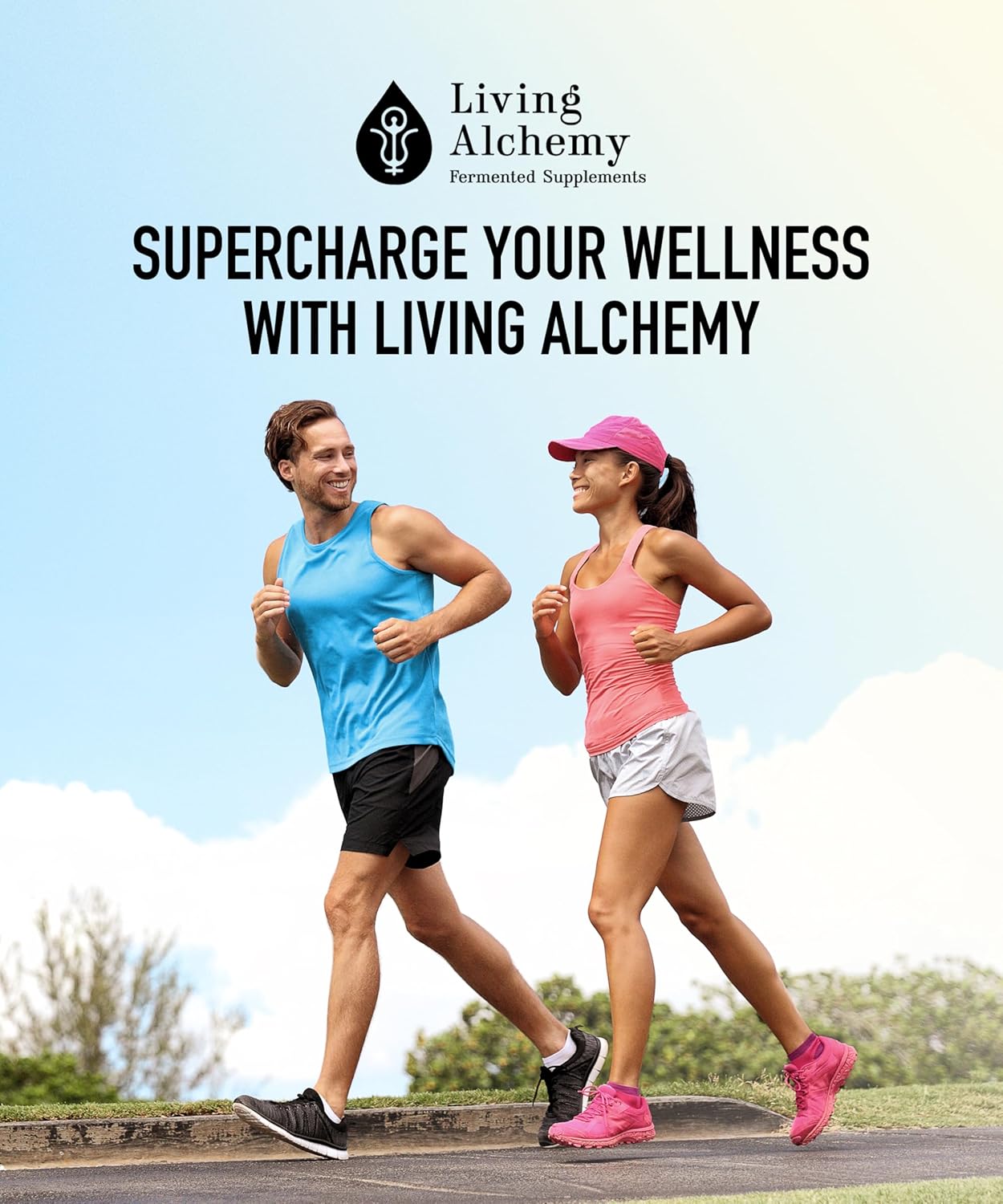 Non-GMO Probiotic Family with Fermented Soybean, Banana, & Blueberry - Digestion & Gut Support - Prebiotics, Postbiotics, Digestive Enzymes - 60 Capsules