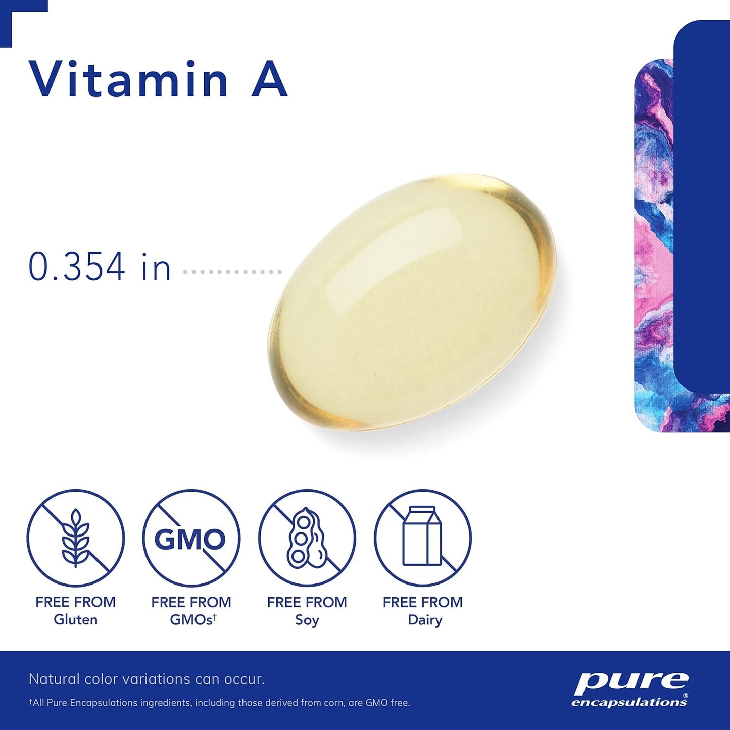 Non-GMO Vitamin A Palmitate Supplement from Cod Liver Oil - Immune & Vision Support - 3,000 mcg - 120 Softgels