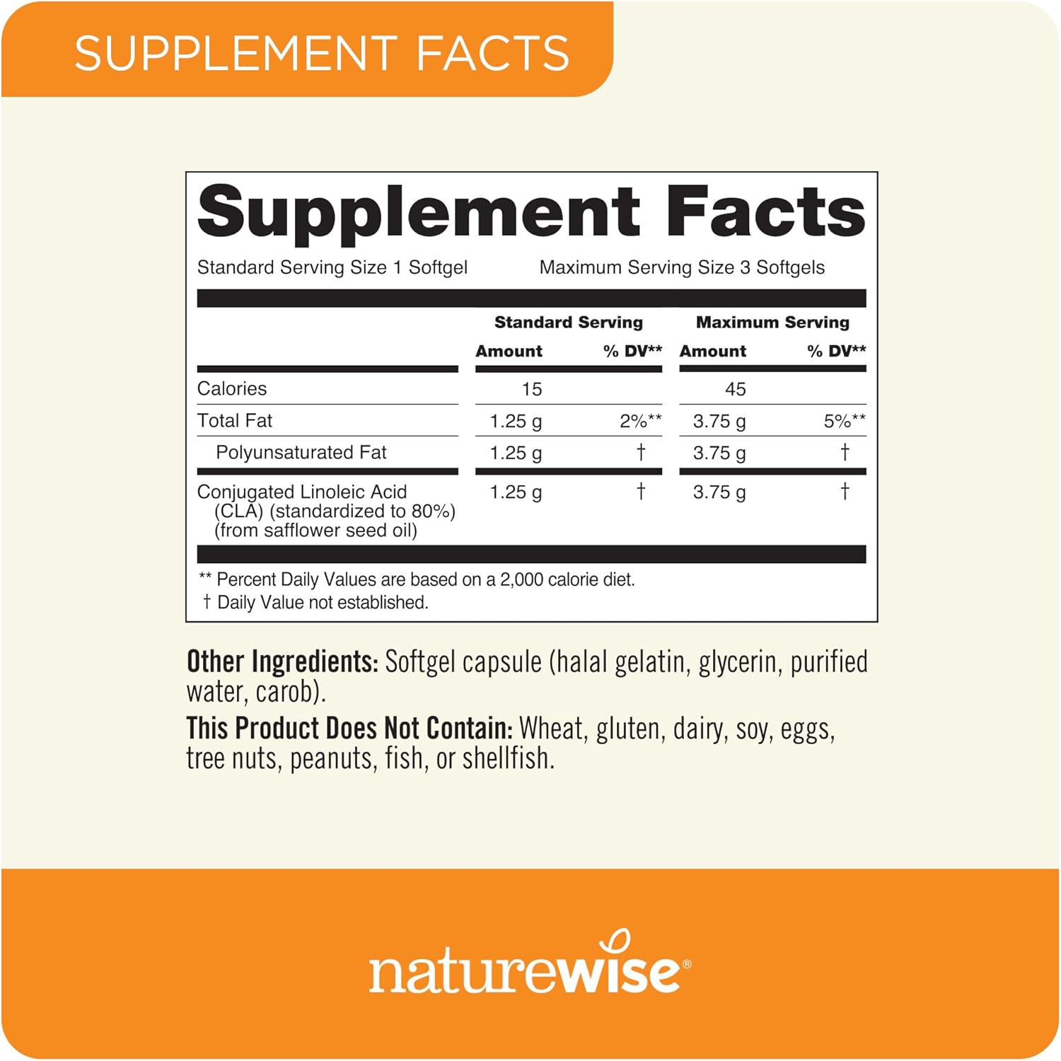 Non-Stimulating CLA 1250 Supplement for Weight Support - 90 Softgels, Non-GMO, Gluten Free - Ideal for Men and Women to Reach Fitness Goals