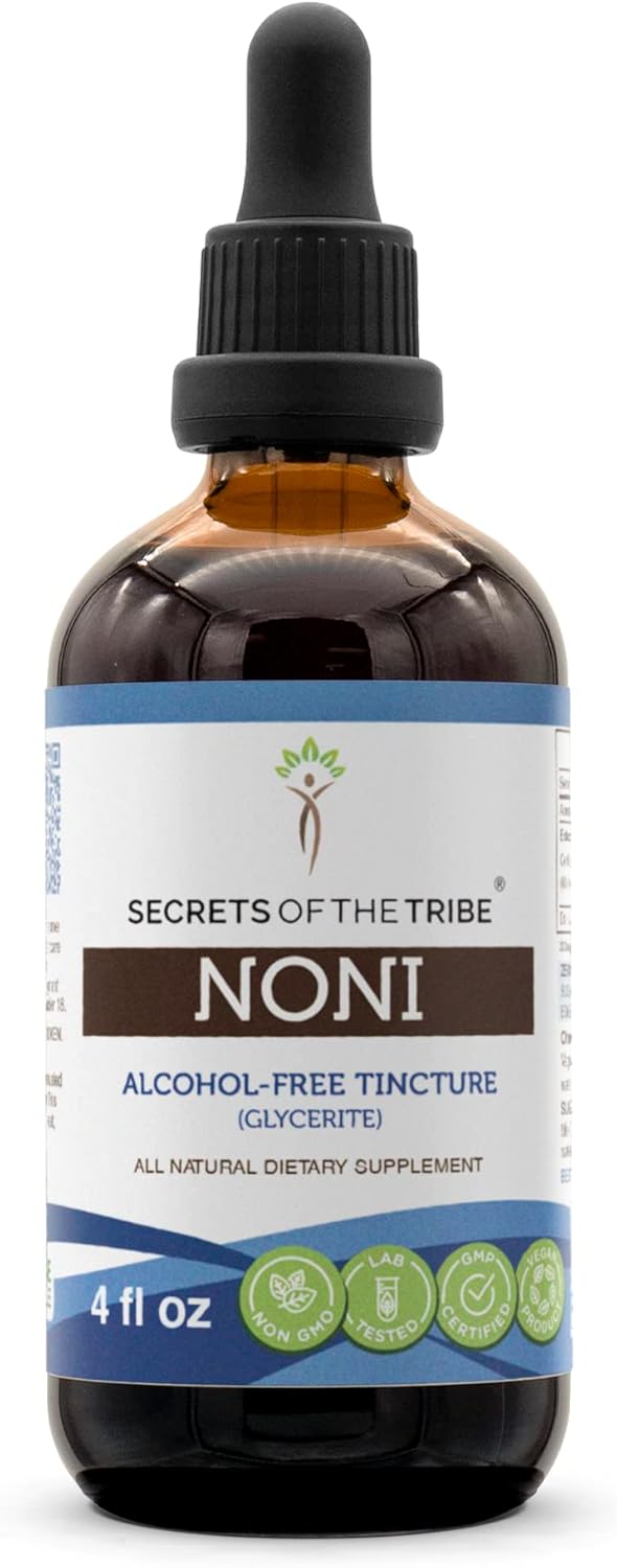 Noni Alcohol-Free Liquid Extract by Secrets of the Tribe - 4 FL OZ