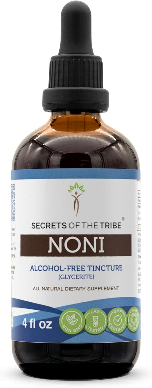 Noni Alcohol-Free Liquid Extract by Secrets of the Tribe - 4 FL OZ