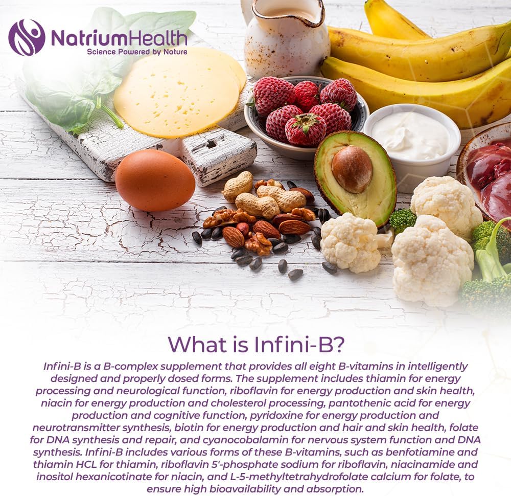 Nootropics Depot Infini-B Advanced B-Complex Capsules for Enhanced Cognitive and Metabolic Support