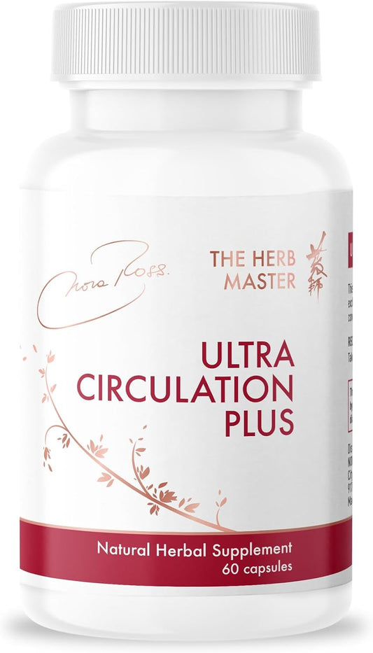 Nora Ross Ultra Circulation Supplements - Heart & Relaxation Support - Nitric Oxide & Blood Flow Boost - 60 Capsules