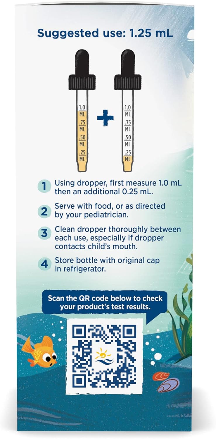 Nordic Naturals Children’s DHA Xtra Berry Punch 2 oz - 880mg Omega-3s for Kids - Cognitive & Immune Support - Non-GMO - 48 Servings