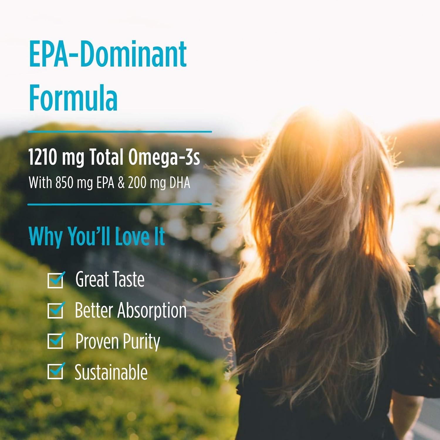 Nordic Naturals EPA Lemon Soft Gels - 60 Count - 1210mg Omega-3 - High-Intensity Formula for Mood, Heart Health, & Immunity - 30 Servings