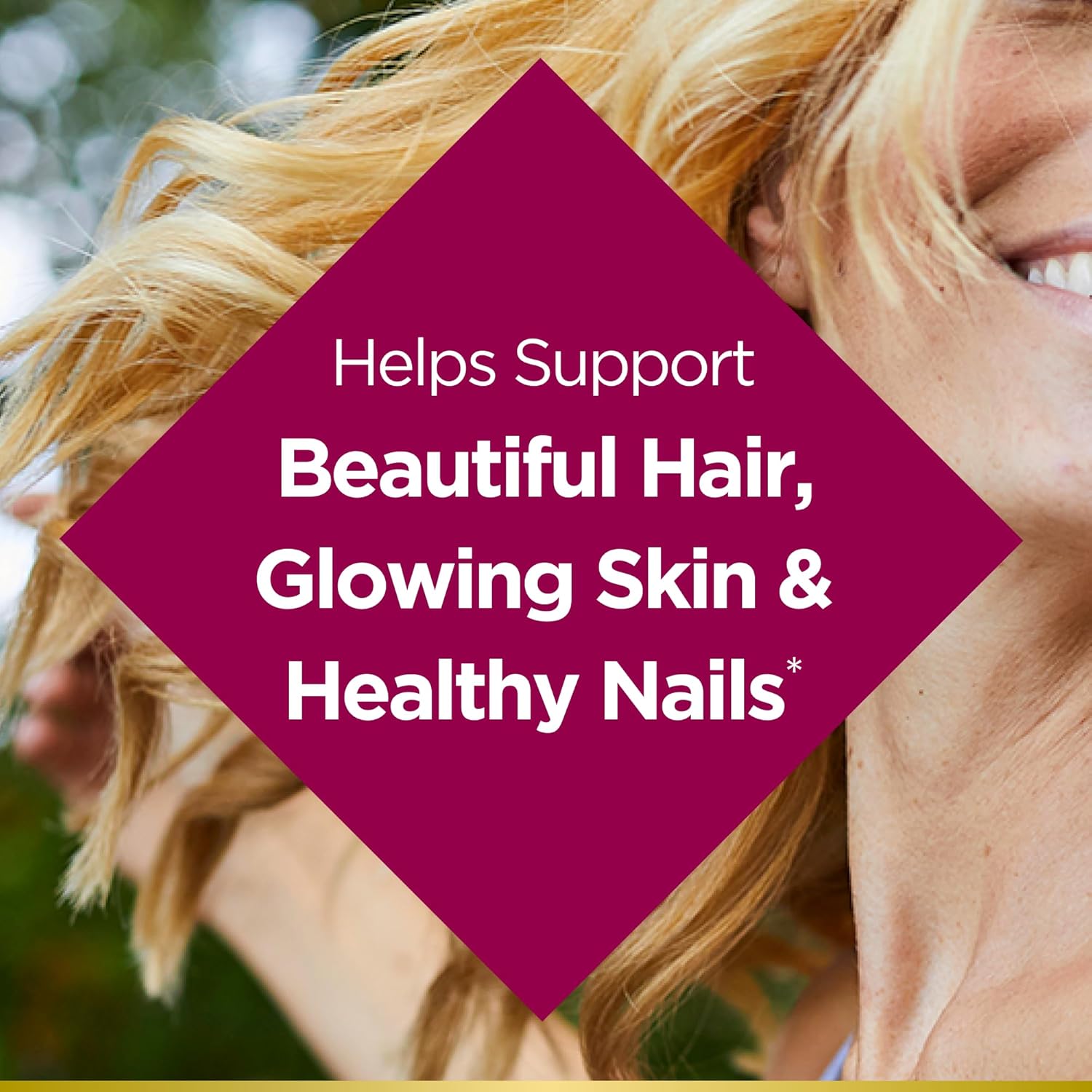 Nourish Your Hair, Skin & Nails with Nature's Bounty Optimal Solutions, 60 Caplets, 3,000 mcg Biotin