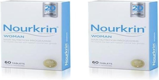 Nourkrin Woman Hair Growth Supplement, 60 Tablets - Pack of 2