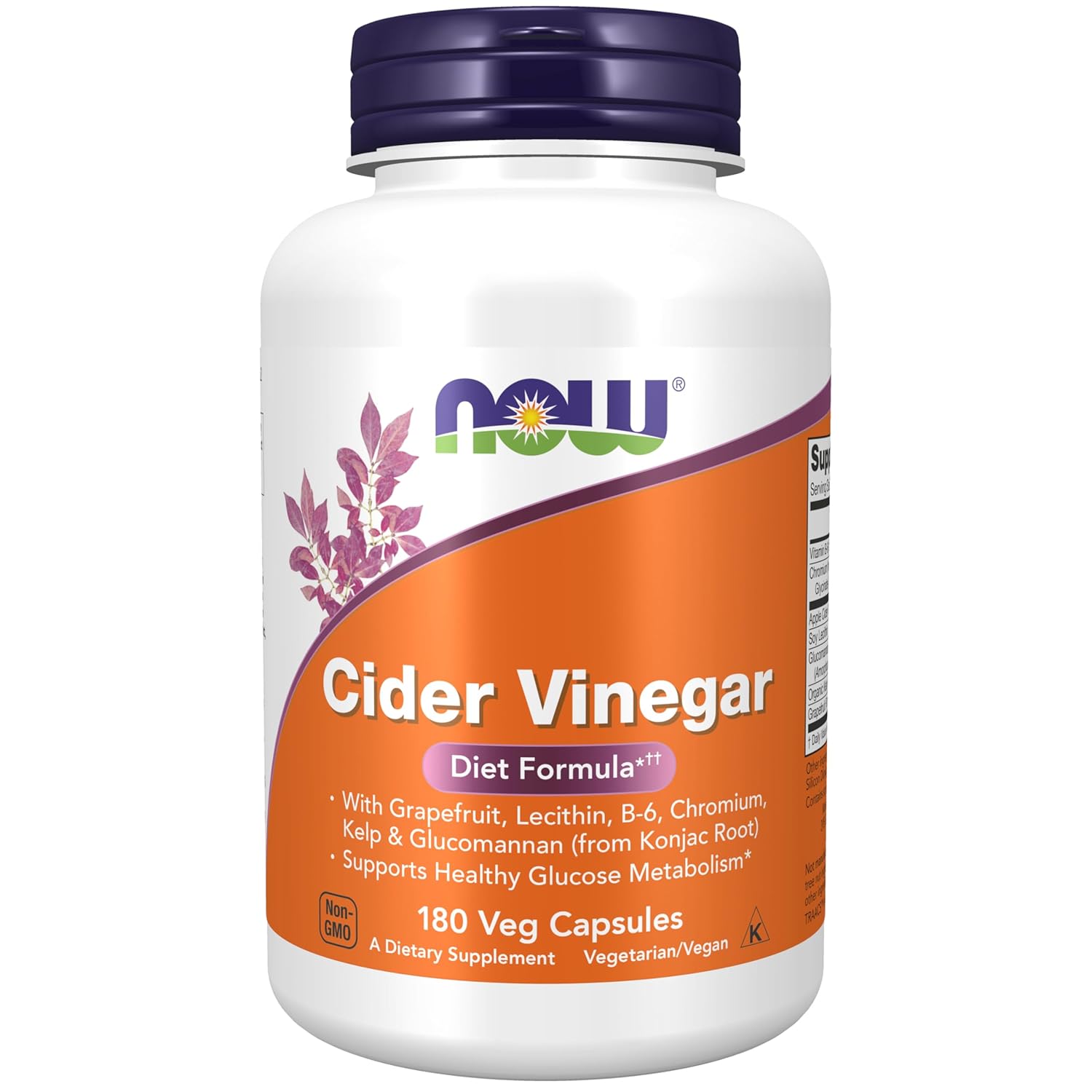 NOW Foods Apple Cider Vinegar Capsules - 180 Count