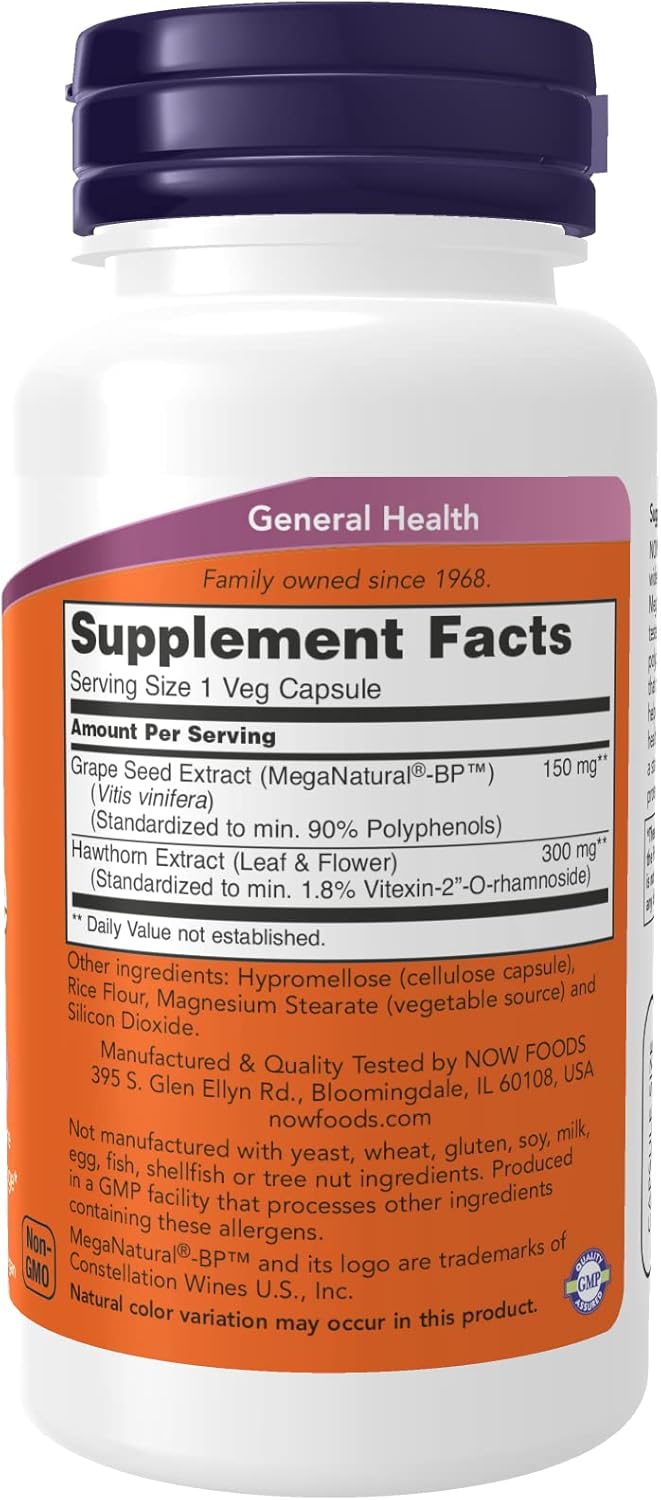 Now Foods Blood Pressure Support - 90 Vegetarian Capsules
