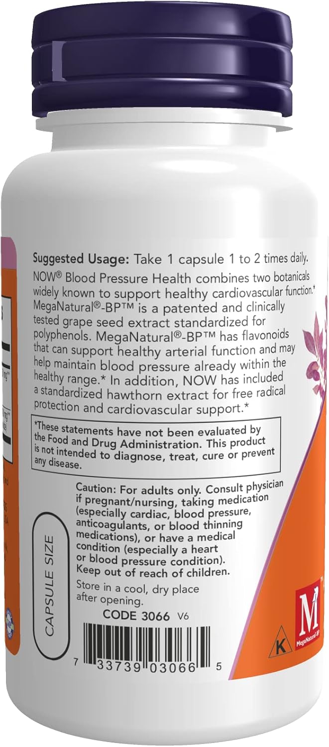 Now Foods Blood Pressure Support - 90 Vegetarian Capsules