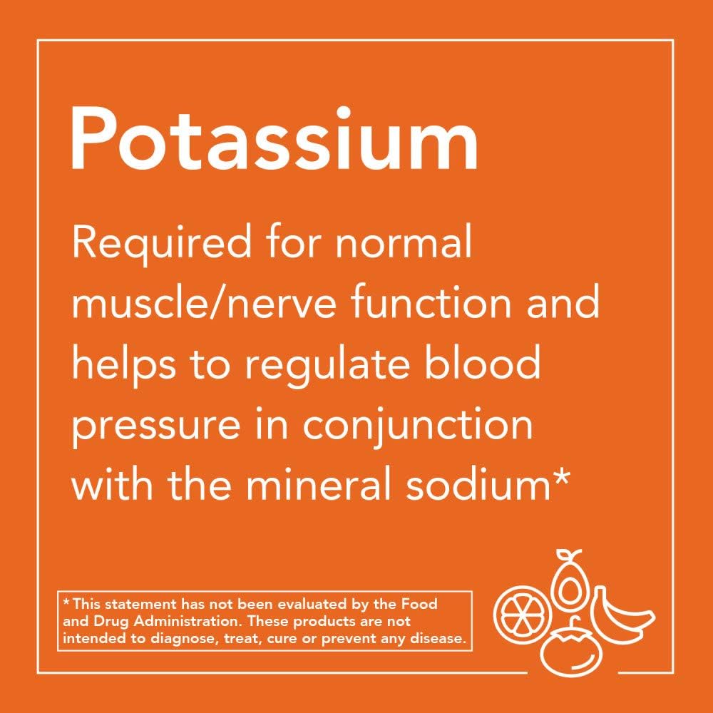 NOW Foods Potassium Citrate Capsules - 99 mg, Promotes Electrolyte Balance, Supports Normal pH Levels, Essential Mineral - 360 Veg Caps