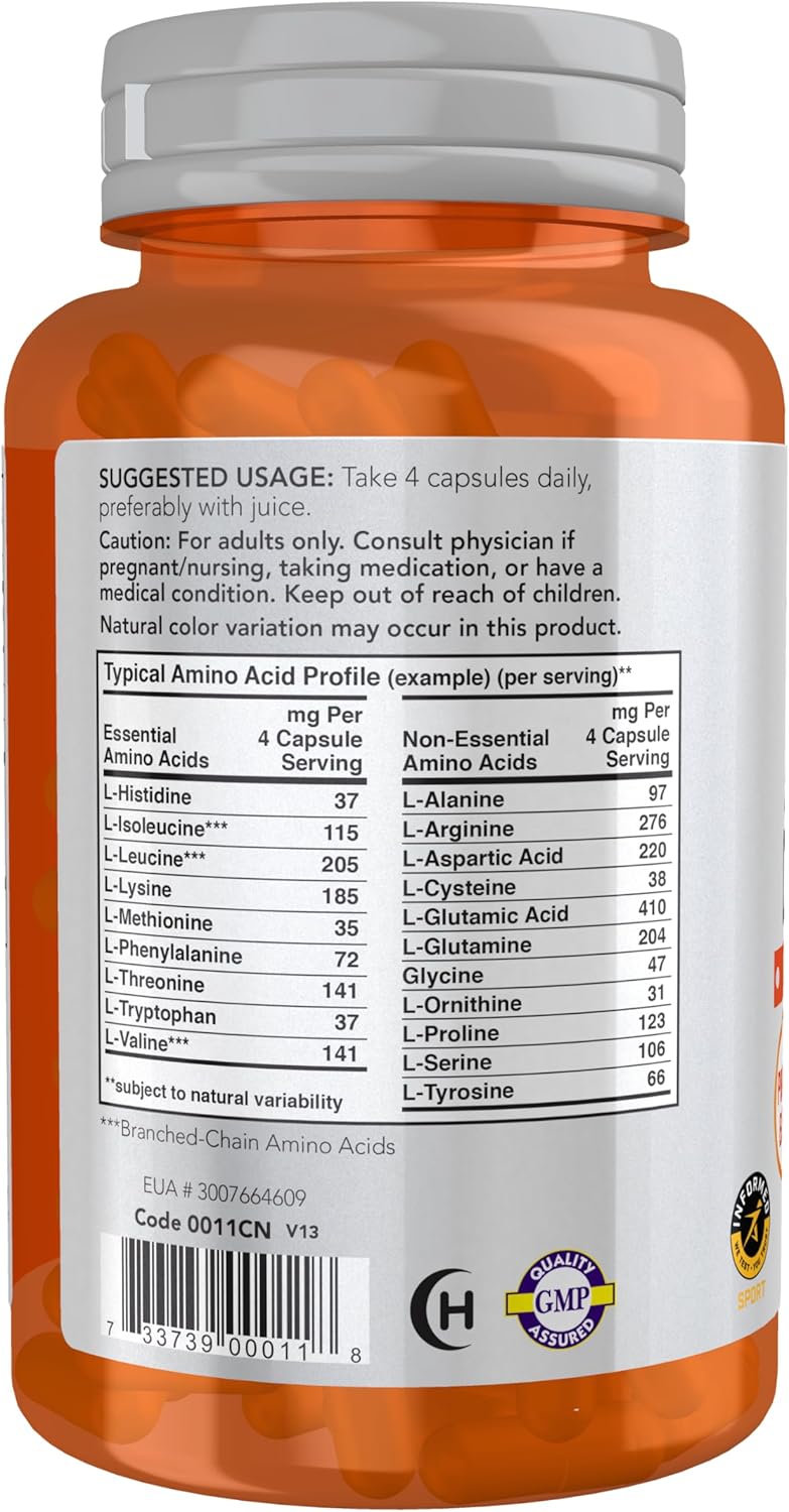 NOW Sports Nutrition Amino Complete with Vitamin B-6 - 120 Count by NOW Foods