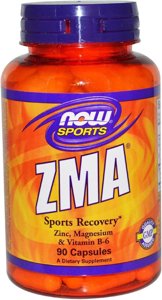 NOW Sports ZMA Supplement, 90 Capsules - Sleep Support & Muscle Recovery