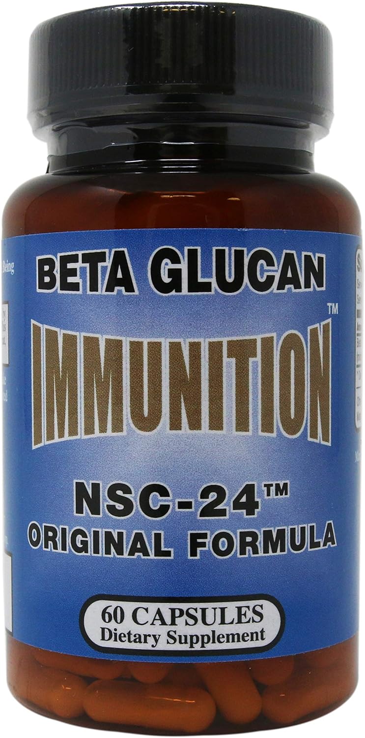 NSC-24 Beta Glucan: Immune Support Supplement - 60 Capsules by Nutritional Scientific Corporation