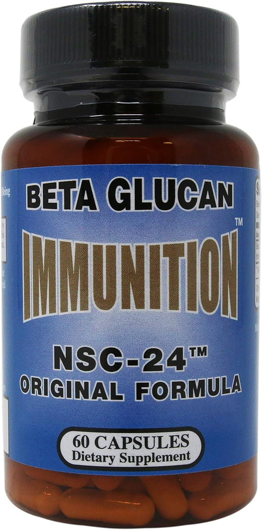 NSC-24 Beta Glucan: Immune Support Supplement - 60 Capsules by Nutritional Scientific Corporation