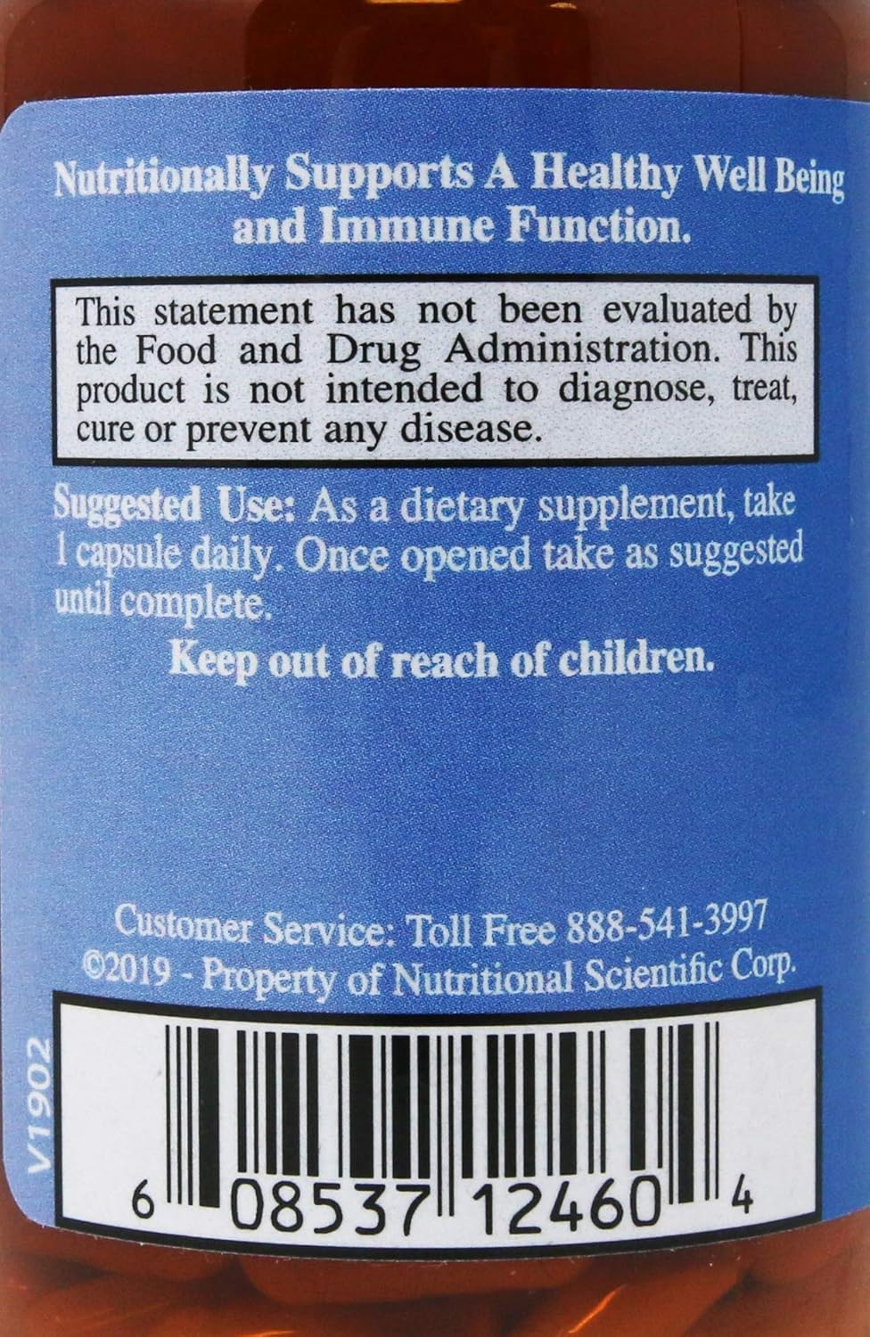 NSC-24 Beta Glucan: Immune Support Supplement - 60 Capsules by Nutritional Scientific Corporation