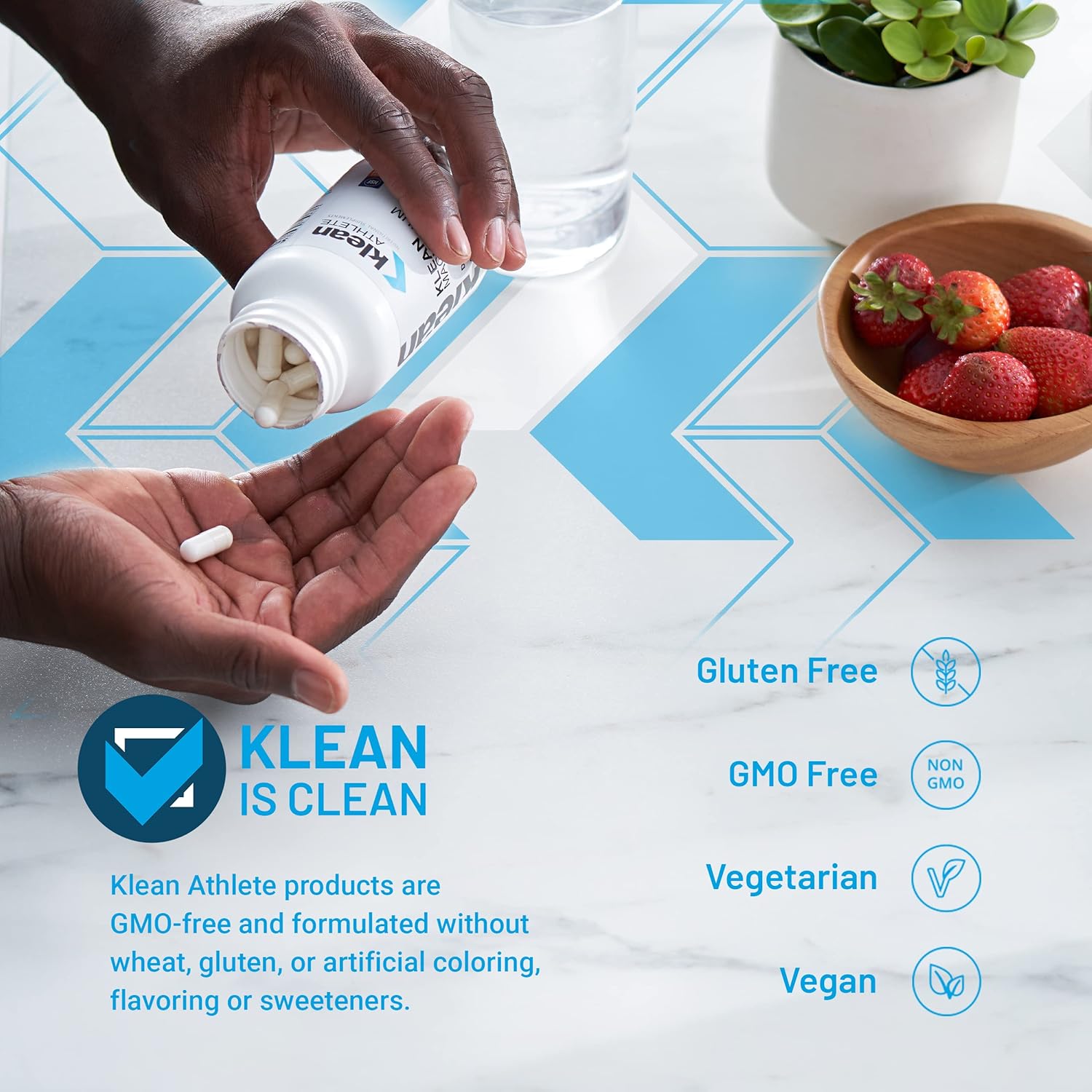 NSF Certified Klean ATHLETE Magnesium Capsules - Supports Energy Production, Muscle Function, and Recovery - 90 Vegetarian Caps