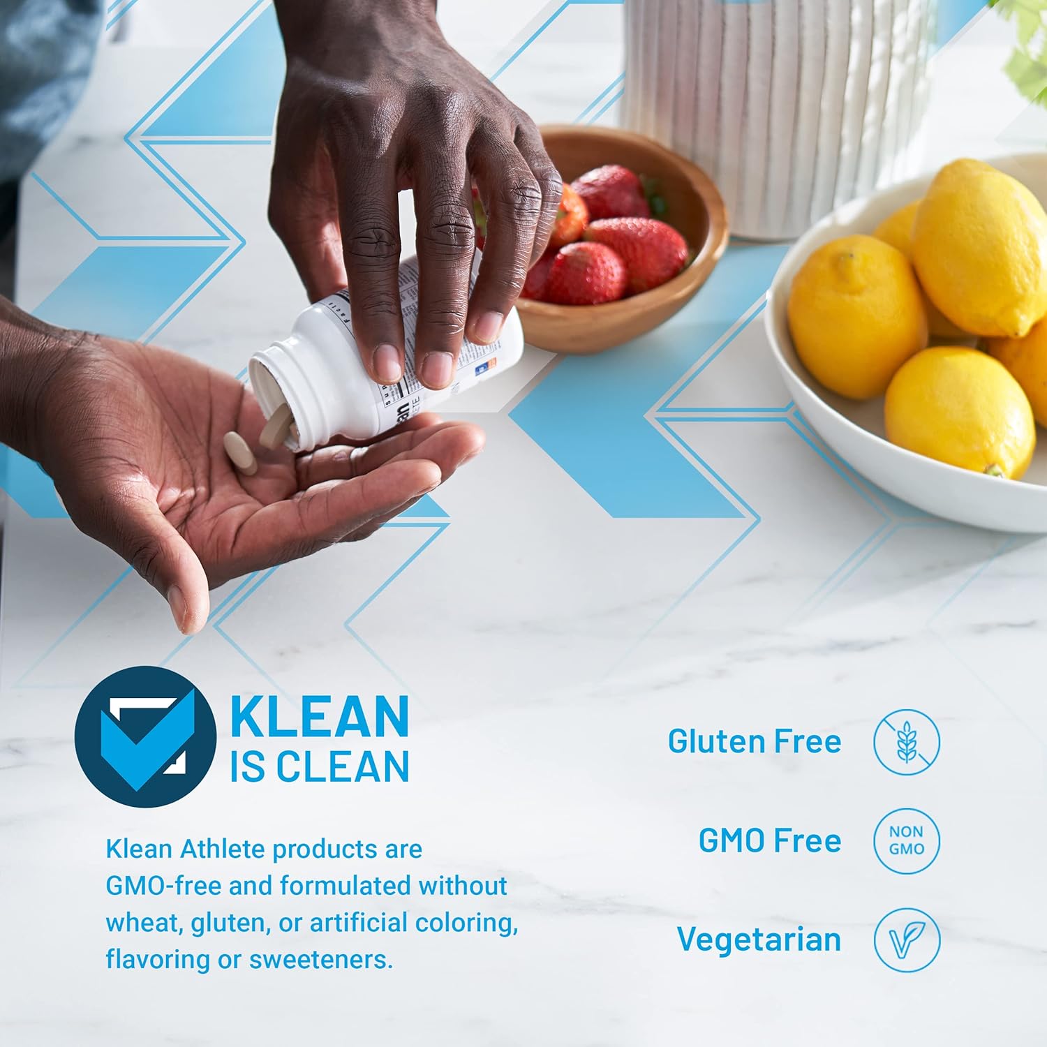 NSF Certified Klean ATHLETE Multivitamin - 60 Tablets for Optimal Health with Essential Nutrients & Antioxidants