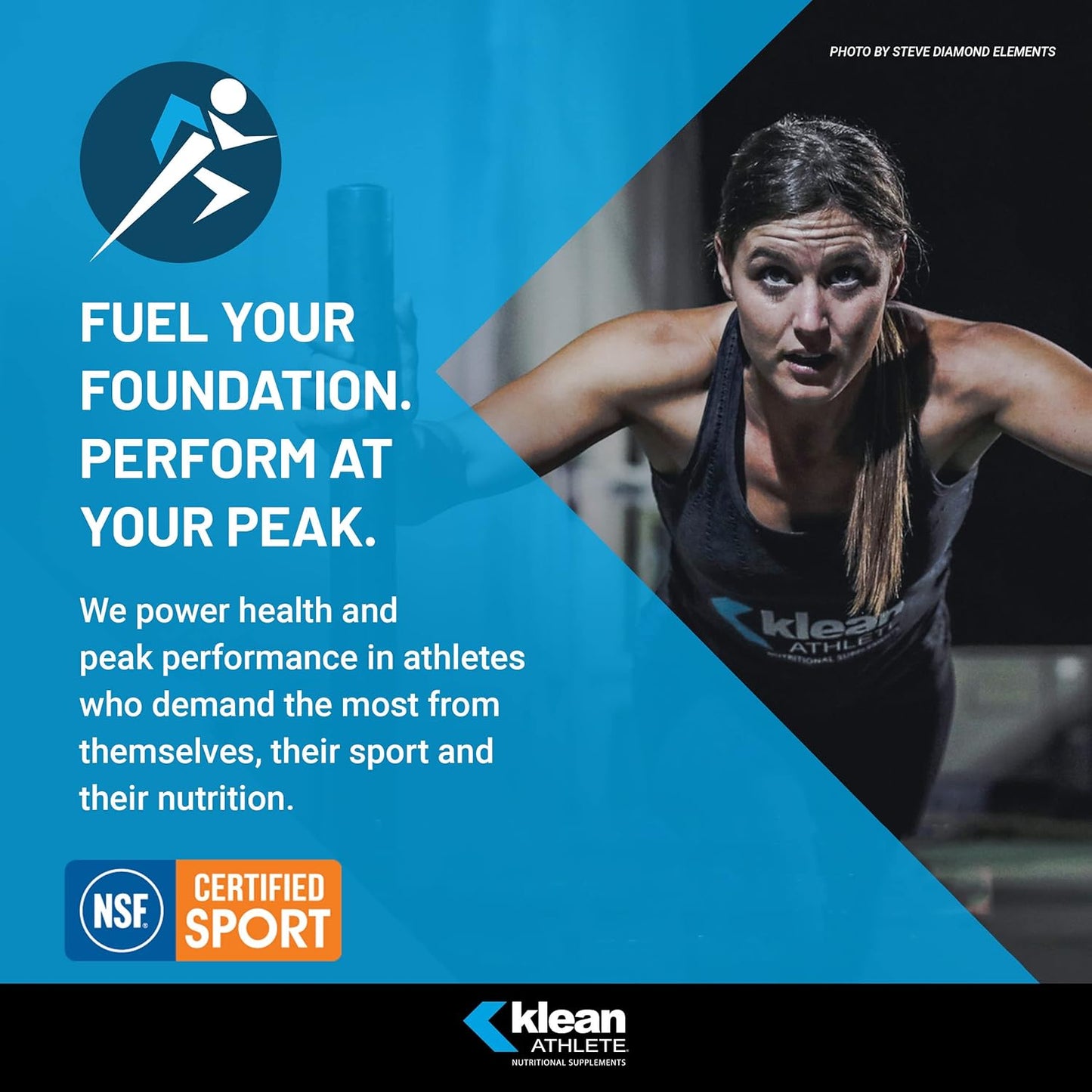 NSF Certified Klean Casein Protein Powder for Muscle Recovery - Natural Chocolate Flavor - 23.2 Ounces